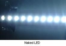 Naked LED